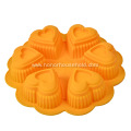 Silicone cake molds love shape